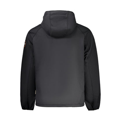 Black Polyester Jackets & Coat