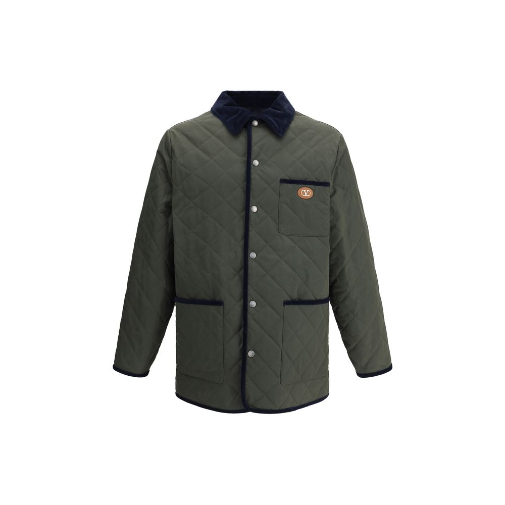 Bicolor Polyamide Coat