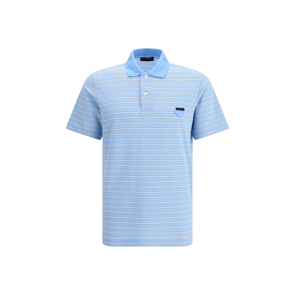 Light Blue Cotton Polo Shirt