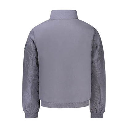 Blue Polyamide Men's Jacket
