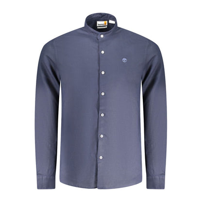 Blue Linen Men's Shirt