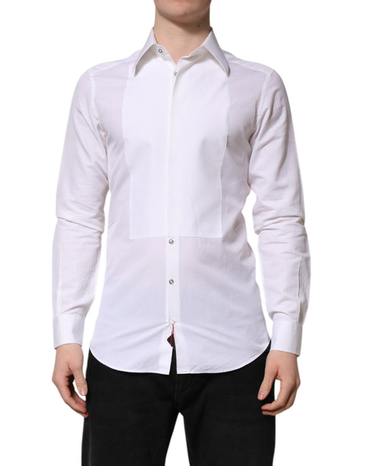 White GOLD Cotton Poplin Dress Formal Shirt