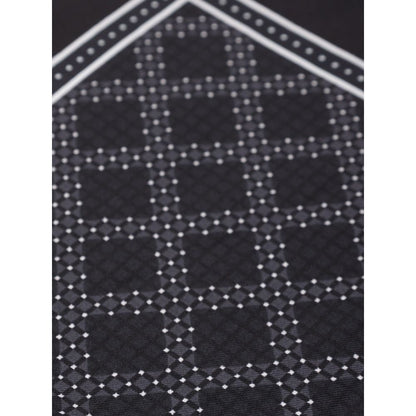 Black Silk Pocket Square