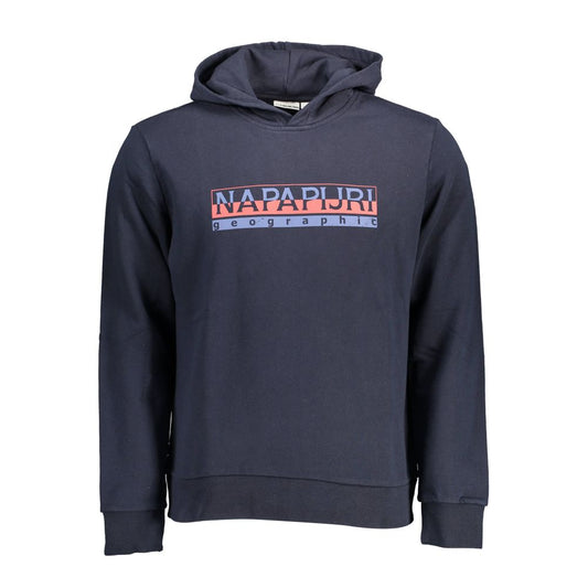 Blue Cotton Men's Sweatshirt