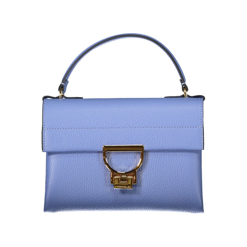 Blue Leather Handbag