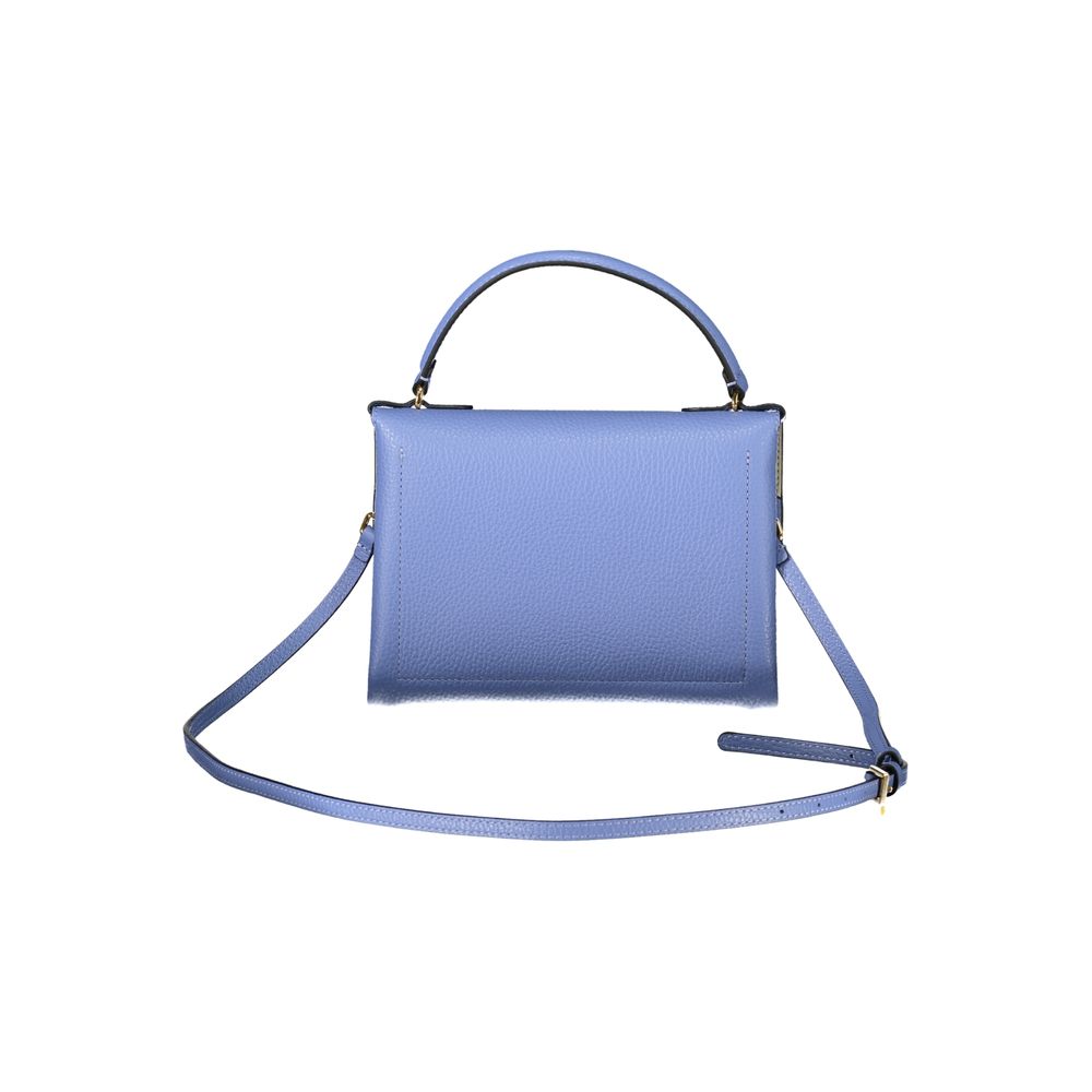 Blue Leather Handbag