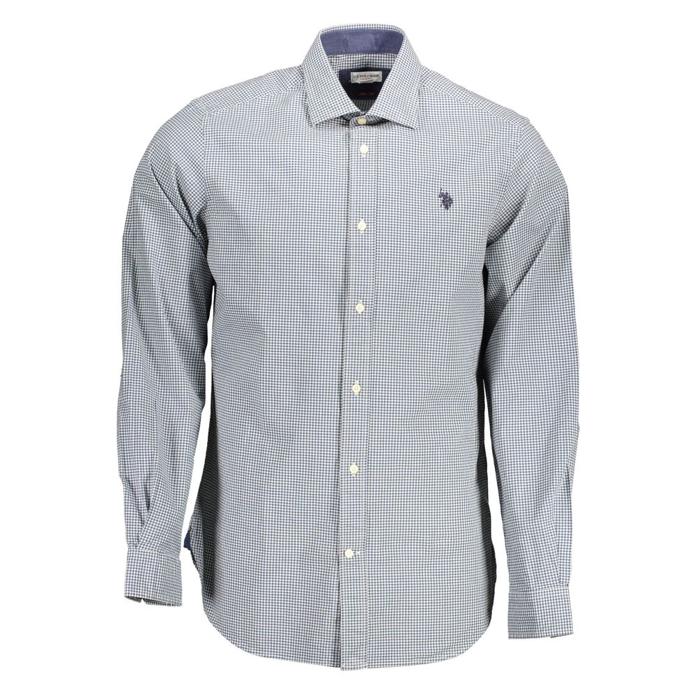 Azzurro Cotton Mens Shirt