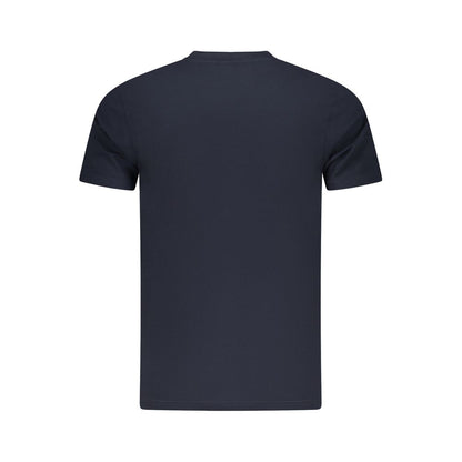 Blue Cotton Men's T-Shirt