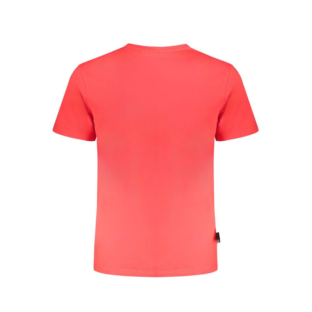 Red Organic Cotton Men T-Shirt