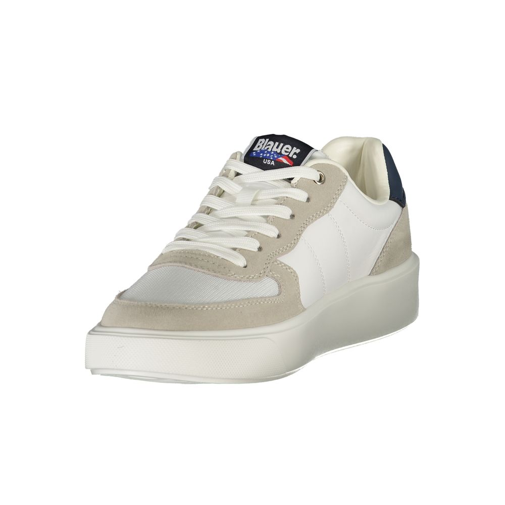 White Leather Men Sneaker