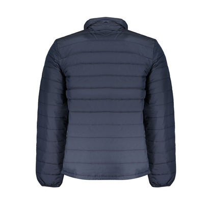 Blue Polyester Shell Jacket
