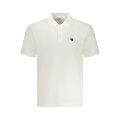 Bianco Cotton Men Polo-Shirt
