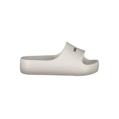 White Polyurethane Women Slipper