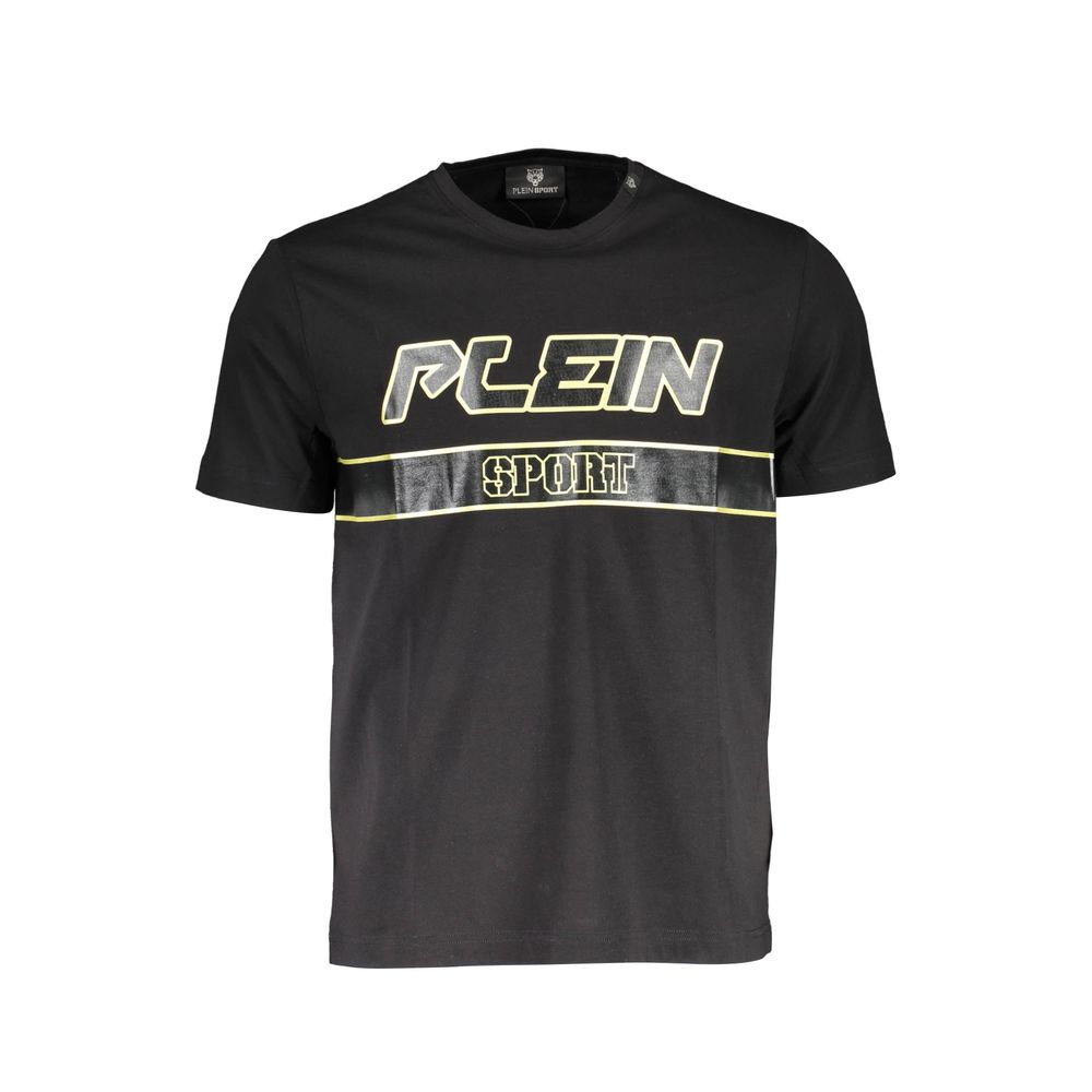 Black Cotton Men's T-Shirt