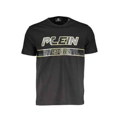Black Cotton Men's T-Shirt