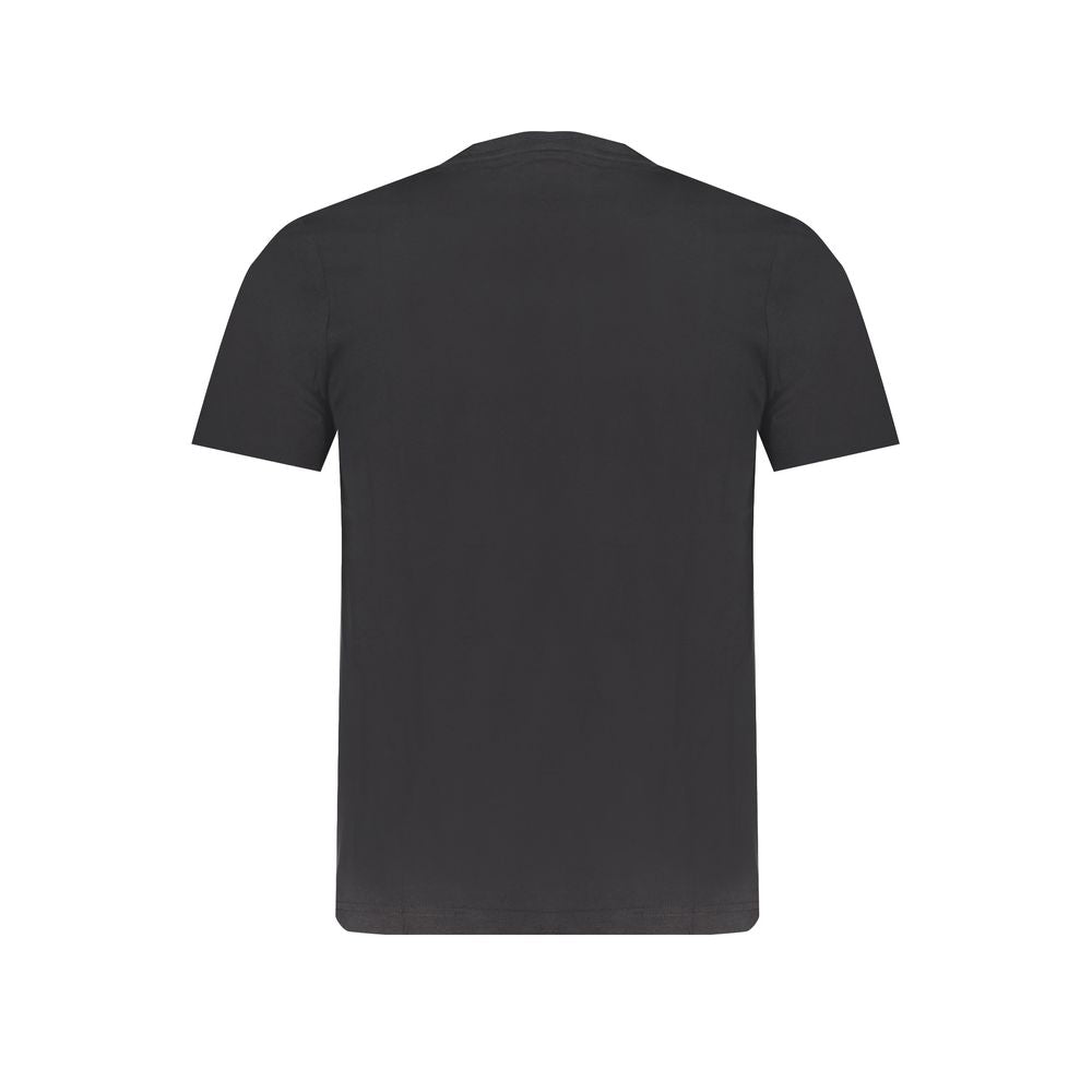 Black Cotton Men's T-Shirt
