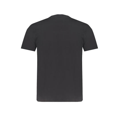 Black Cotton Men's T-Shirt