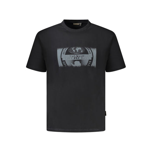 Black Cotton T-Shirt