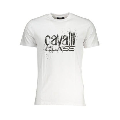 White Cotton Men T-Shirt