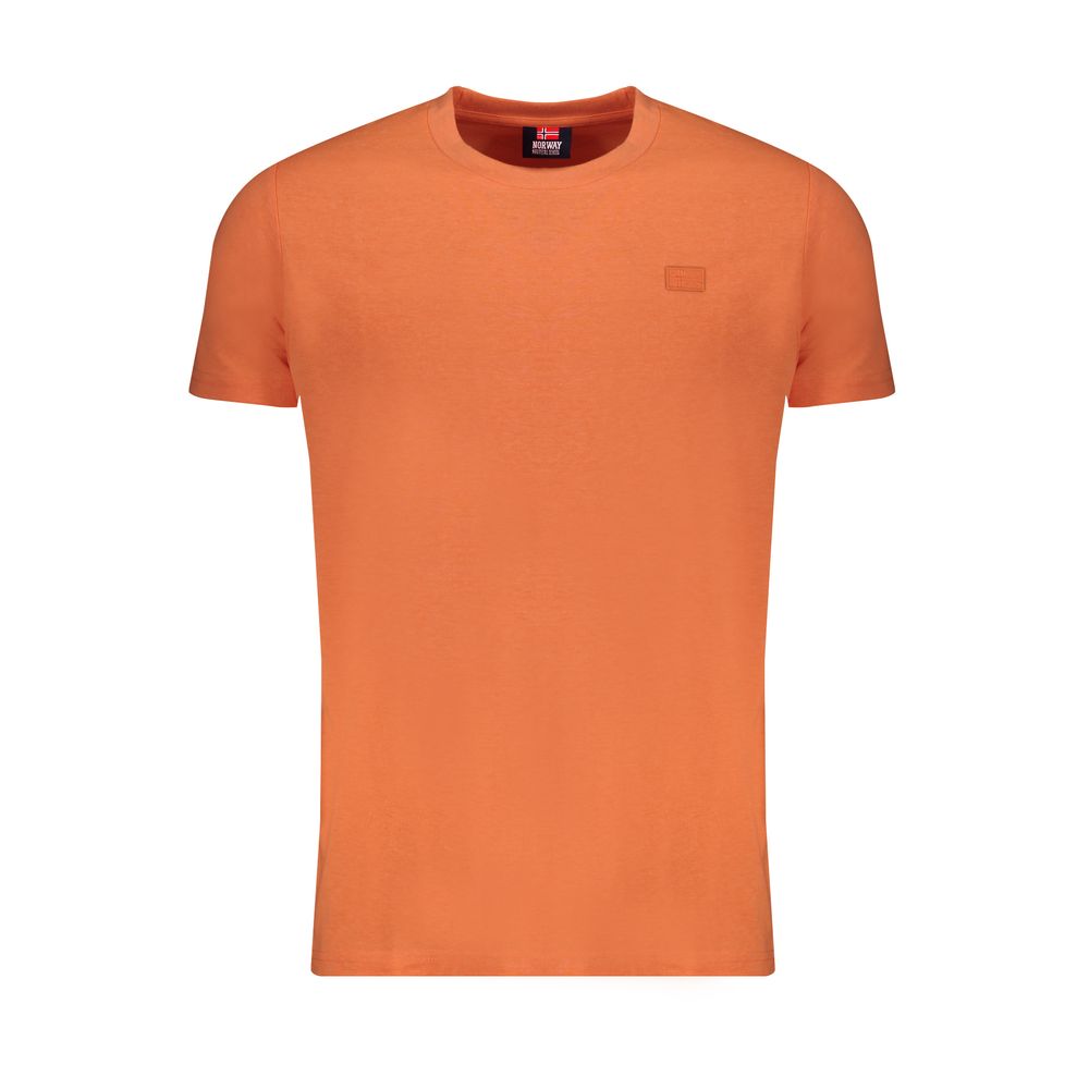 Arancione Cotton Men T-Shirt
