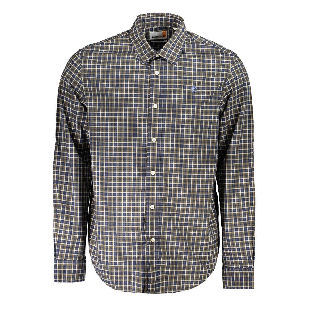 Blu Cotton Men Shirt