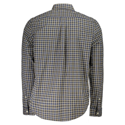 Blu Cotton Men Shirt
