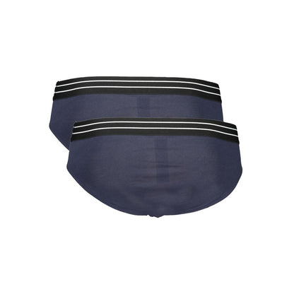 Blue Cotton Men's Brief