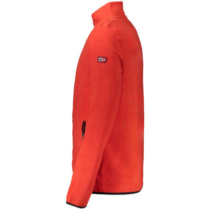 Rosso Polyester Men Sweatshirt