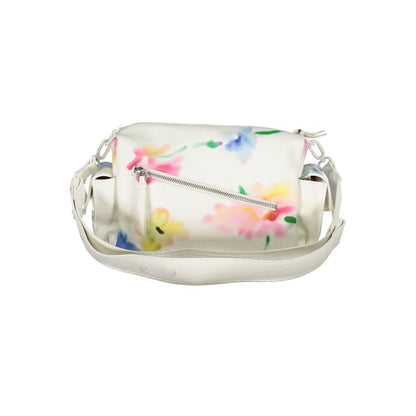 White Polyurethane Women Shoulder Bag