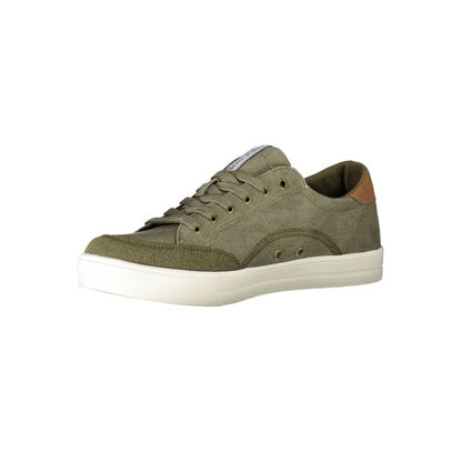 Verde Poliestere Uomo Sneaker