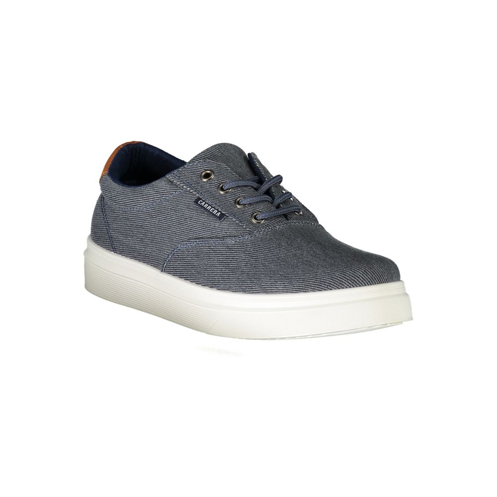 Blu Polyurethane Men Sneaker