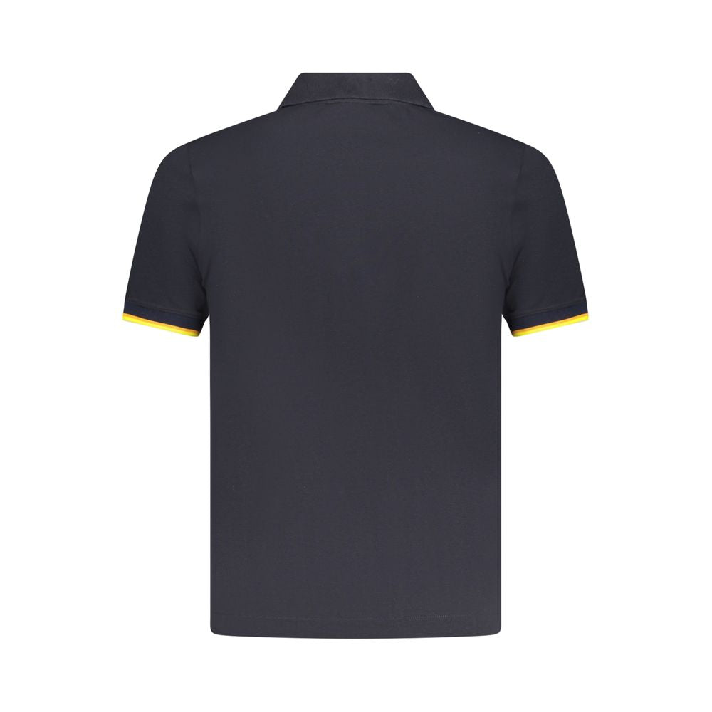 Blue Cotton Polo Shirt