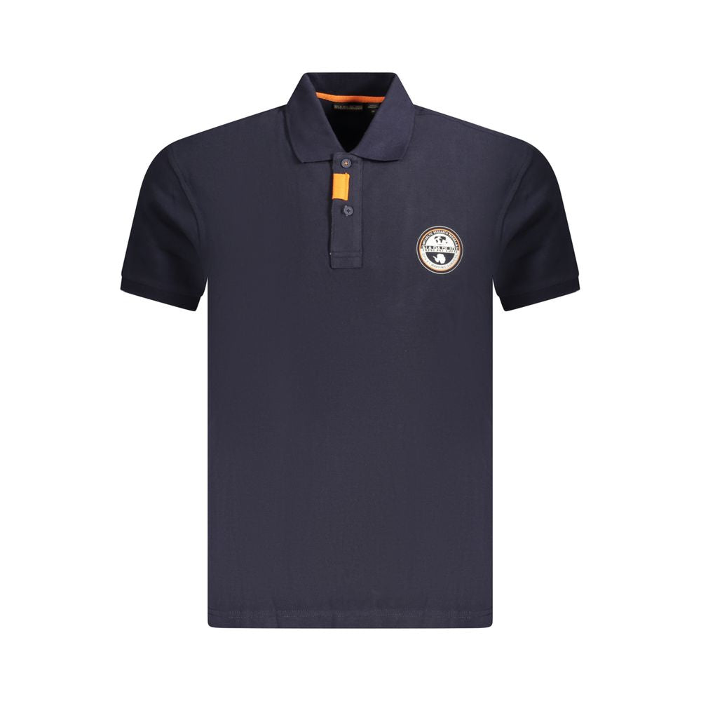 Blu Cotton Men Polo