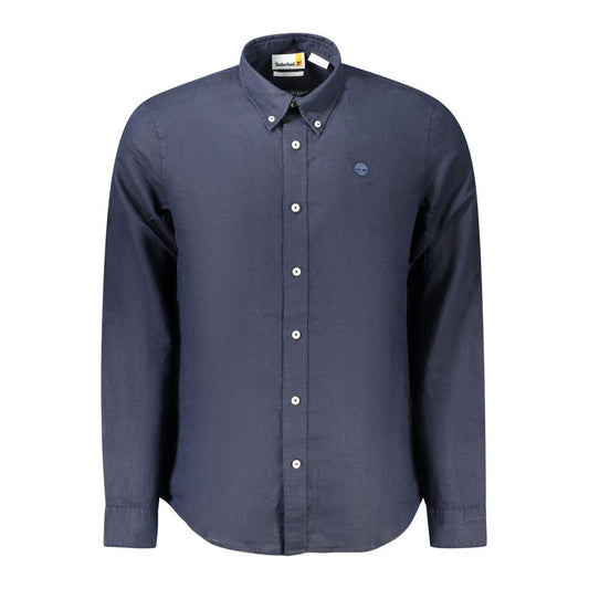 Blu Linen Men Shirt