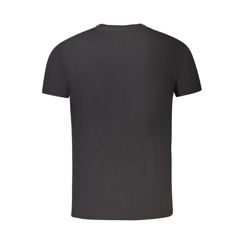 Black Cotton Men's T-Shirt
