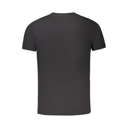 Black Cotton Men's T-Shirt