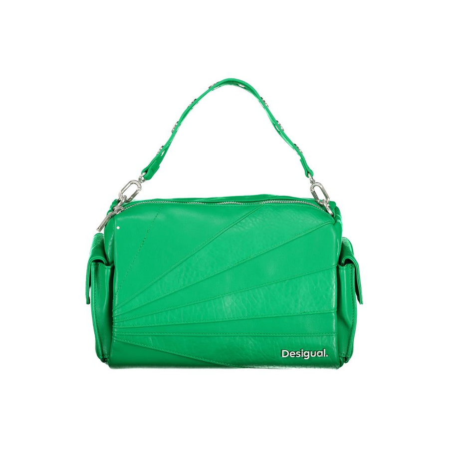 Verde Polyurethane Women's Handbag