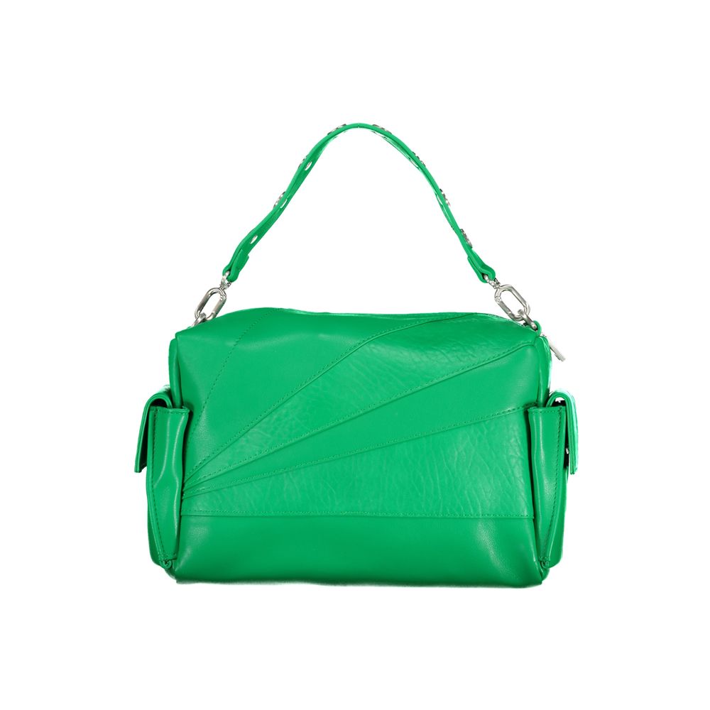 Verde Polyurethane Women's Handbag