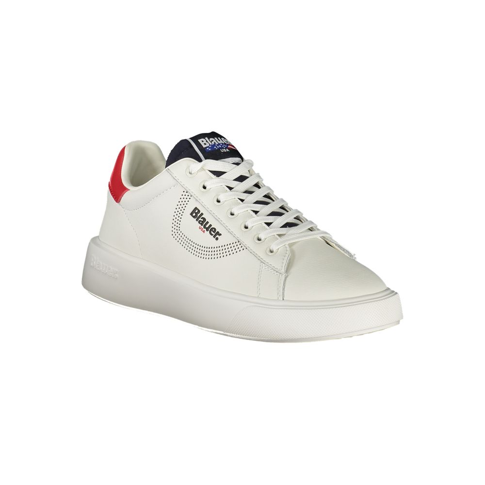 White Leather Men Sneaker