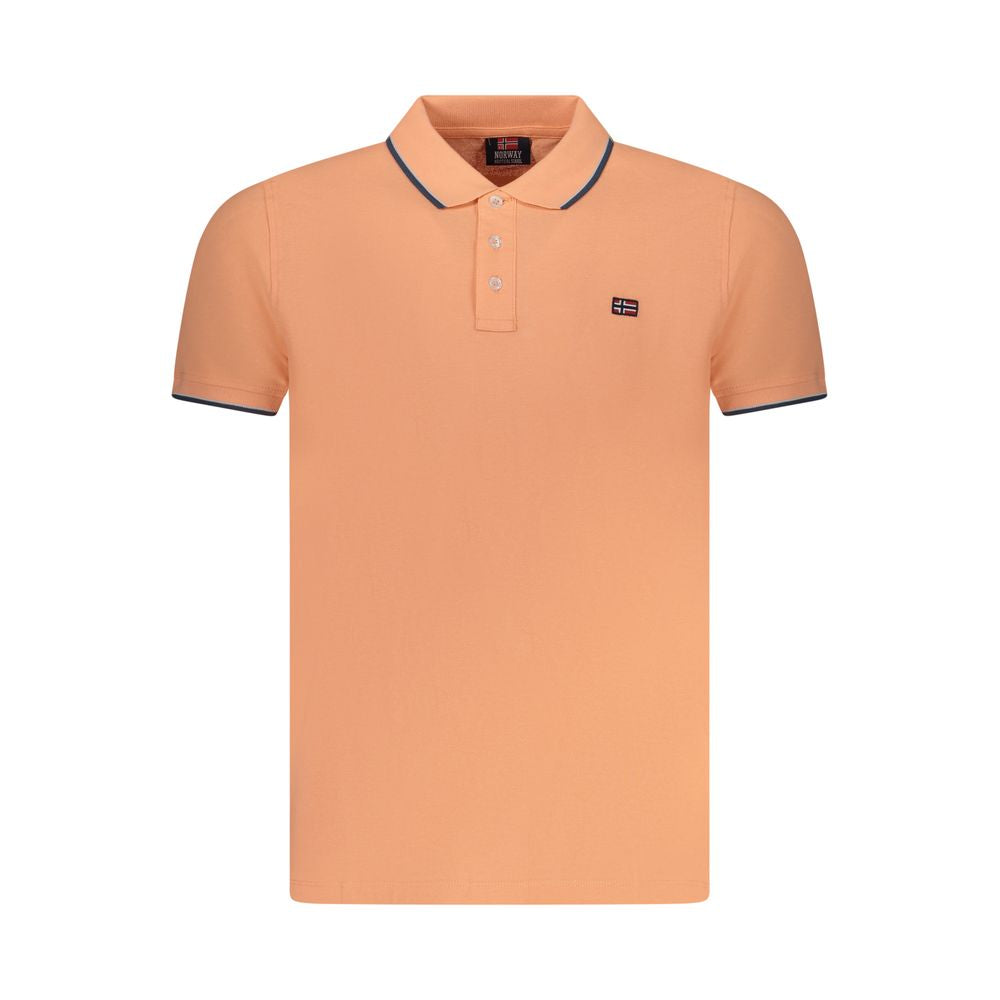 Pink Cotton Men's Polo Shirt