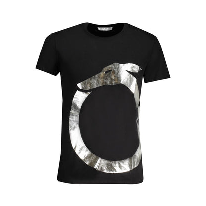 Black Cotton Men's T-Shirt