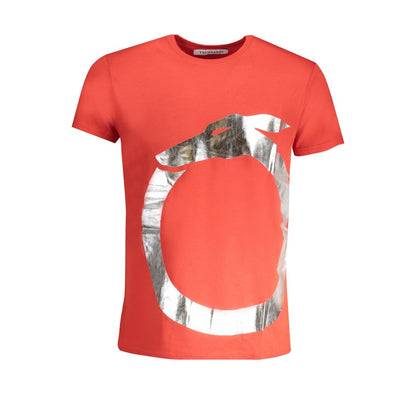 Red Cotton Men's T-Shirt