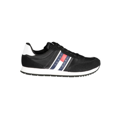 Nero Polyester Men Sneaker