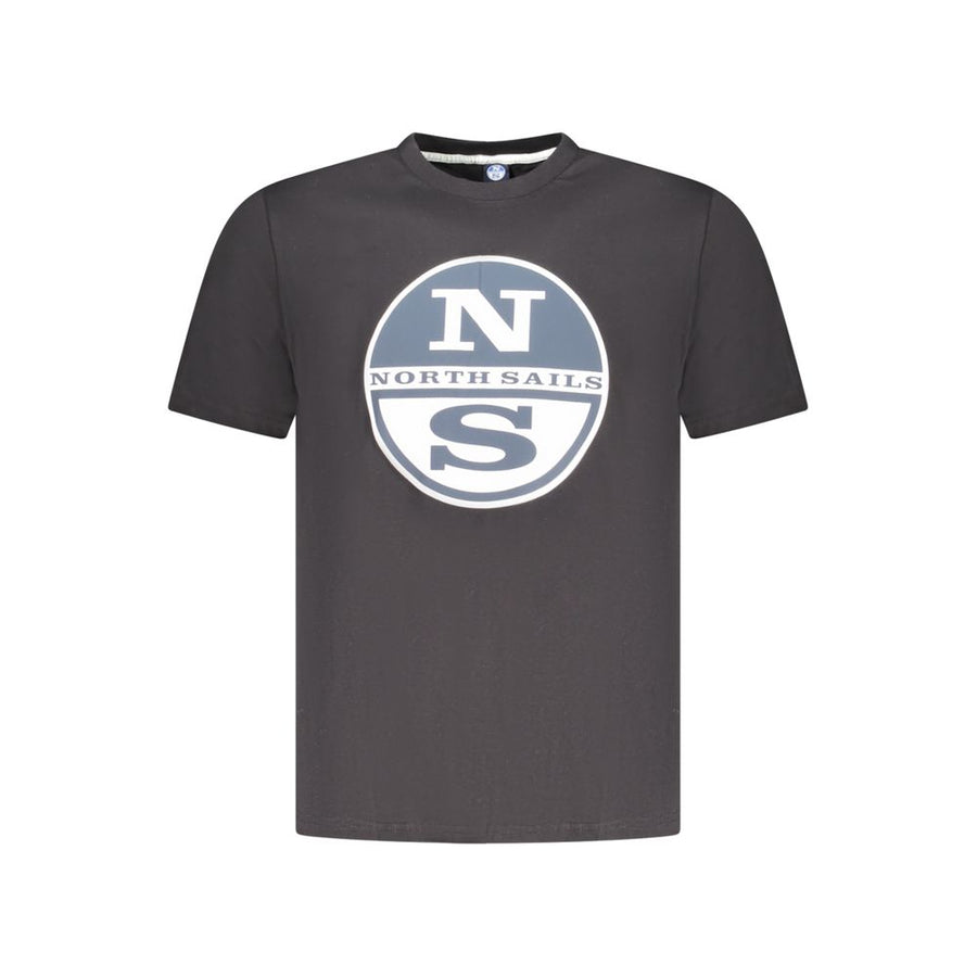 Black Cotton Men's T-Shirt