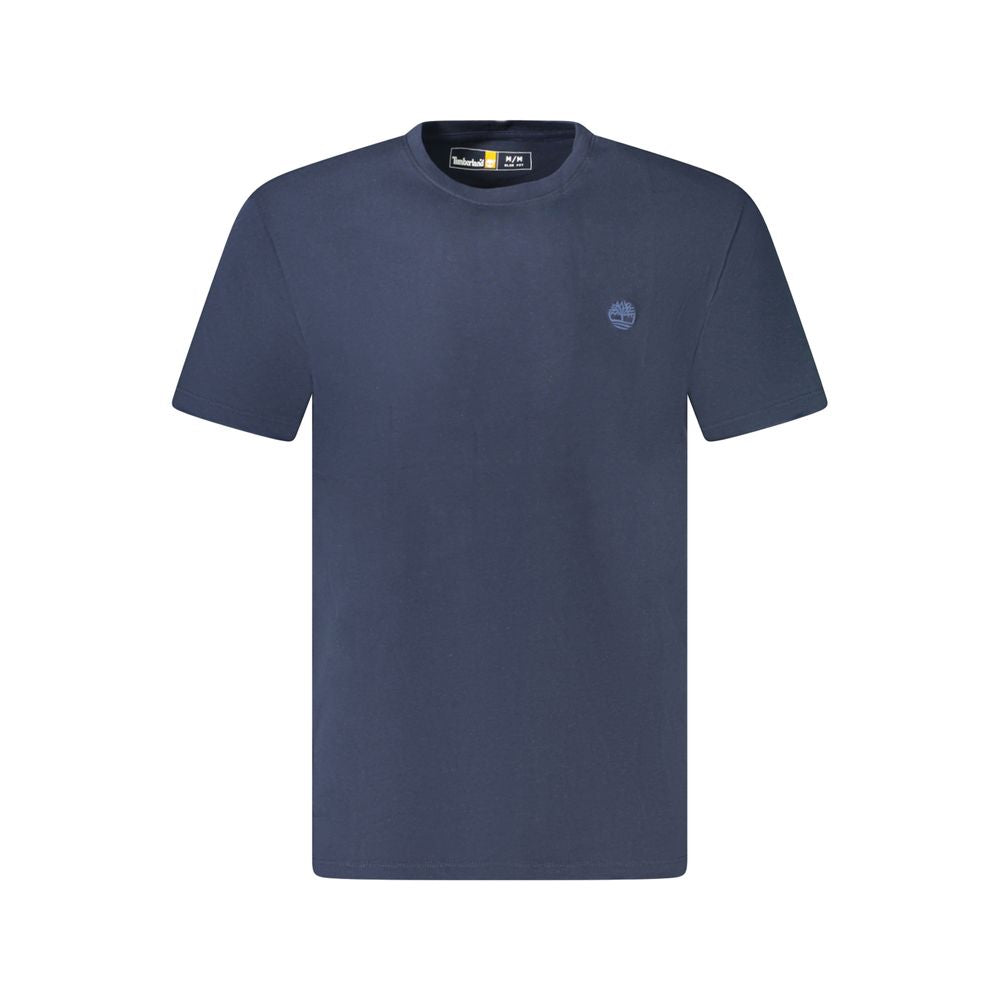 Blue Cotton Men's T-Shirt