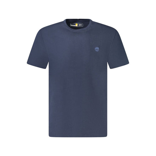Blue Cotton Men's T-Shirt