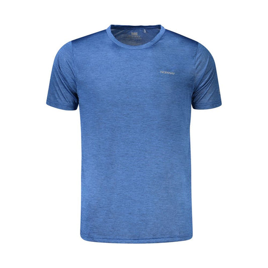 "Blu Polyester Men T-Shirt"