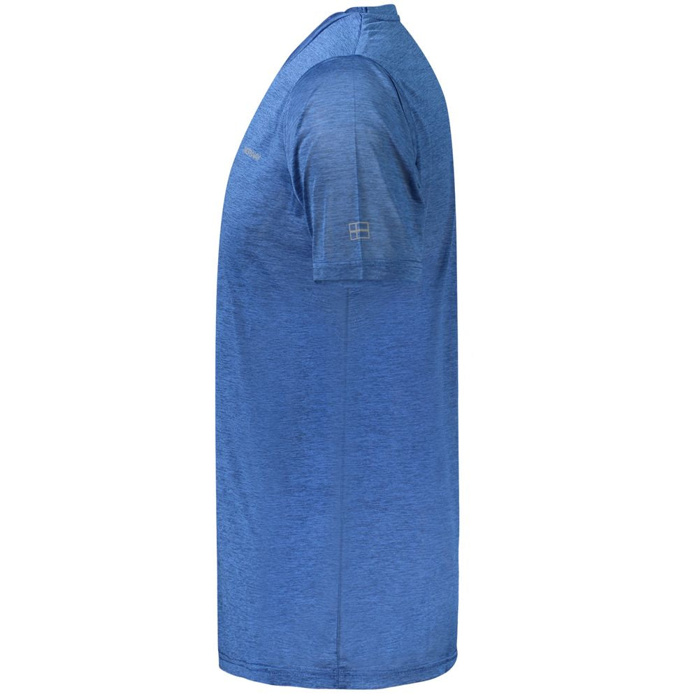 "Blu Polyester Men T-Shirt"