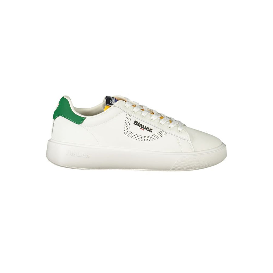 White Leather Men Sneaker
