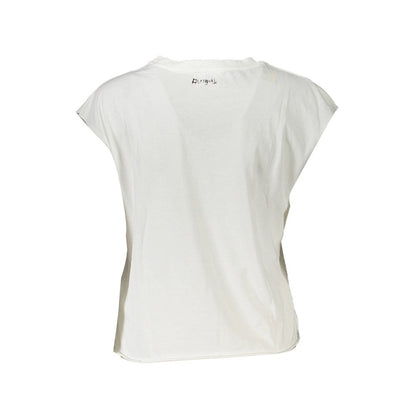White Cotton Women Top